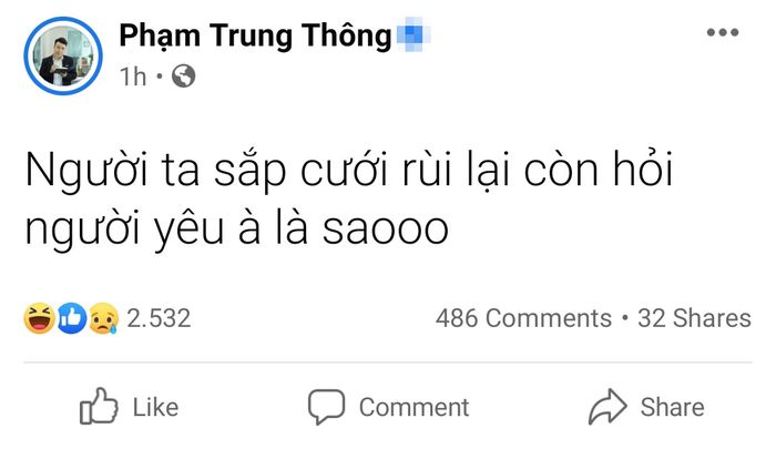 Mặc cô Minh Thu đính chính, bạn trai tin đồn bảo sắp cưới đến nơi