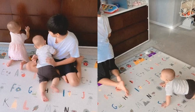 Mê anh hai Subeo như điếu đổ, Lisa và Leon đều bám như sam