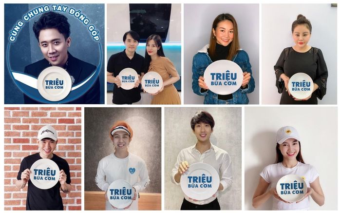 Nghệ sĩ Việt và Triệu bữa cơm mang theo triệu tình yêu thương