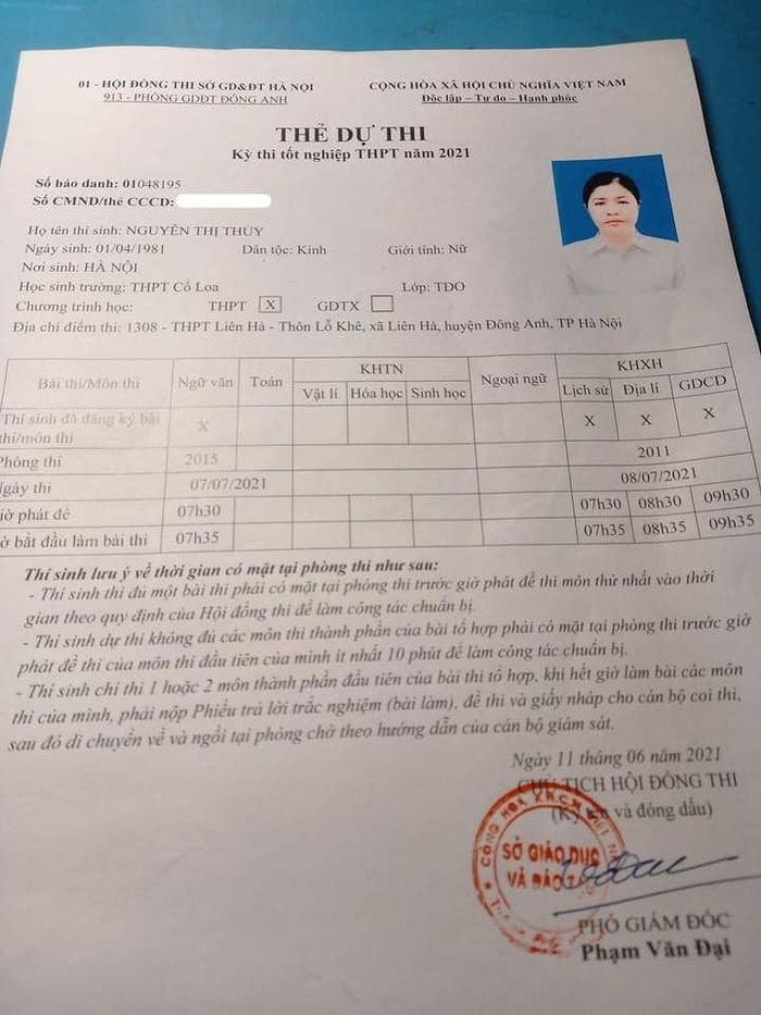 Người phụ nữ 40 tuổi đạt 27 điểm tổ hợp KHXH sau 21 ngày ôn luyện