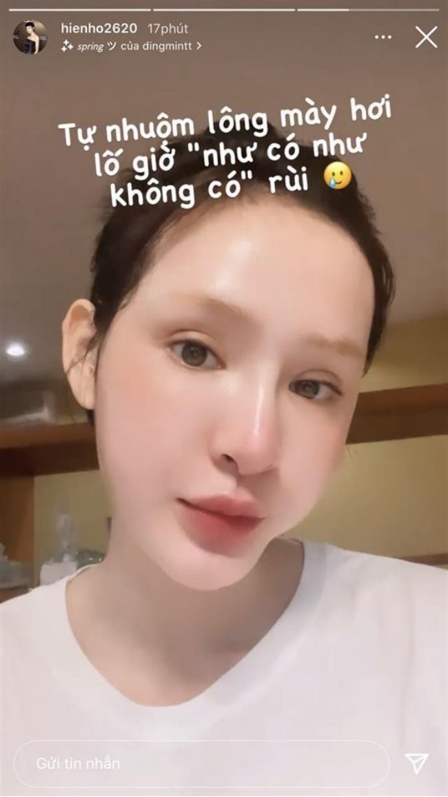 Nhuộm chân mày, Hiền Hồ nhận ngay kết đắng: cứ tưởng Mai Ngô nhập
