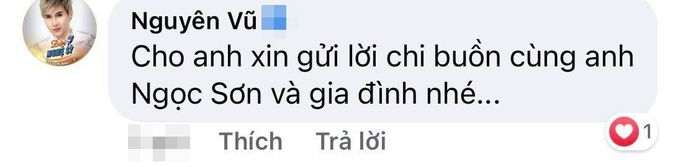 Sao Việt gửi lời chia buồn khi Ngọc Sơn mất mẹ không thể về chịu tang