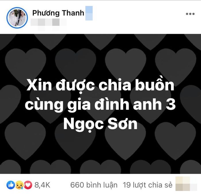 Sao Việt gửi lời chia buồn khi Ngọc Sơn mất mẹ không thể về chịu tang