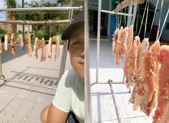 Sao Việt về quê tránh dịch: Minh Luân làm vườn, phun thuốc trừ sâu