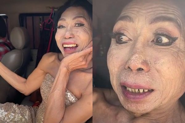 Vừa khoe da như gái 18, thảm họa chuyển giới Thái Lan lộ nhan sắc thực