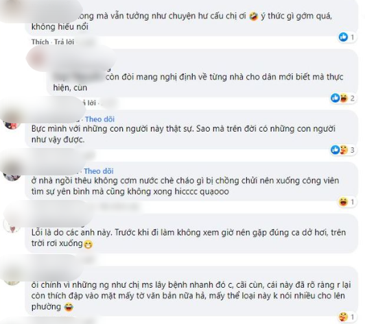 Thánh ngụy biện ngồi thêu nơi công cộng bất chấp quy định phòng dịch