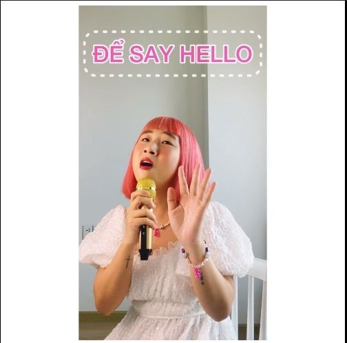 Trang Hý hát Chị Ong Nâu theo giai điệu bản hit đình đám Kpop