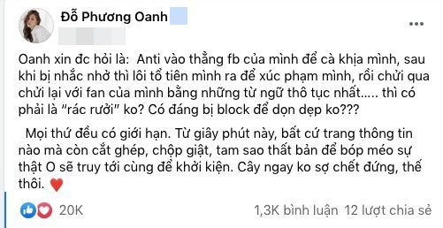 Ấm ức vì bị công kích, sao Việt dùng toàn từ ngữ chói tai gọi antifan