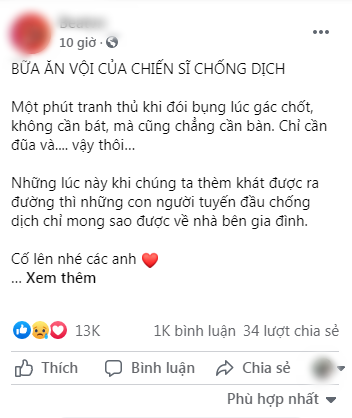 Ảnh đẹp của CSGT mùa dịch: ăn vội mì không tô để có sức làm nhiệm vụ