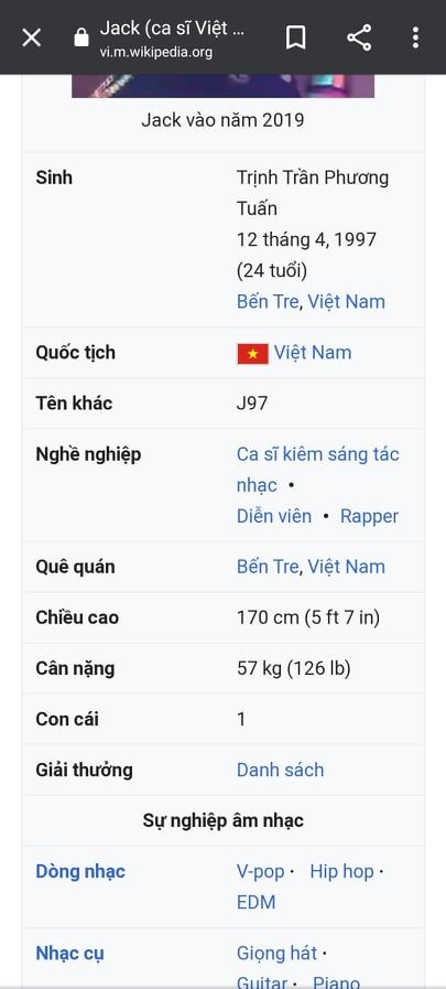 Sao Việt bị sửa đổi thông tin: Jack có con cũng chưa bằng Hari Won
