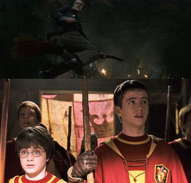 Ẩn ý Harry Potter: Ron mặc áo sờn, Voldermort ngày càng bay màu áo