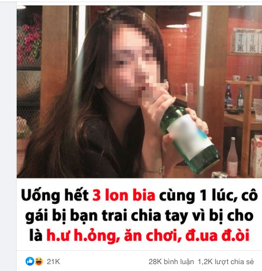 Bị bạn trai 'đá' vì uống 3 lon bia, cô gái đăng đàn: Em sai ở đâu cơ