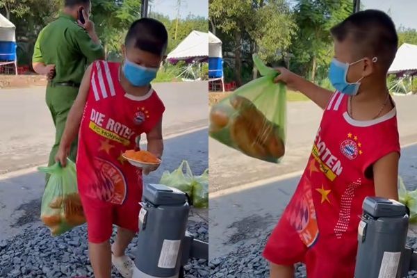 Cậu bé bê gạo toát mồ hôi để giúp người khó khăn: Đẻ đứa con mát ruột