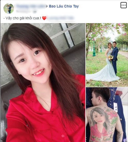 Chàng trai tốn 24 tiếng xăm hình vợ lên người: Vậy cho khỏi cua gái