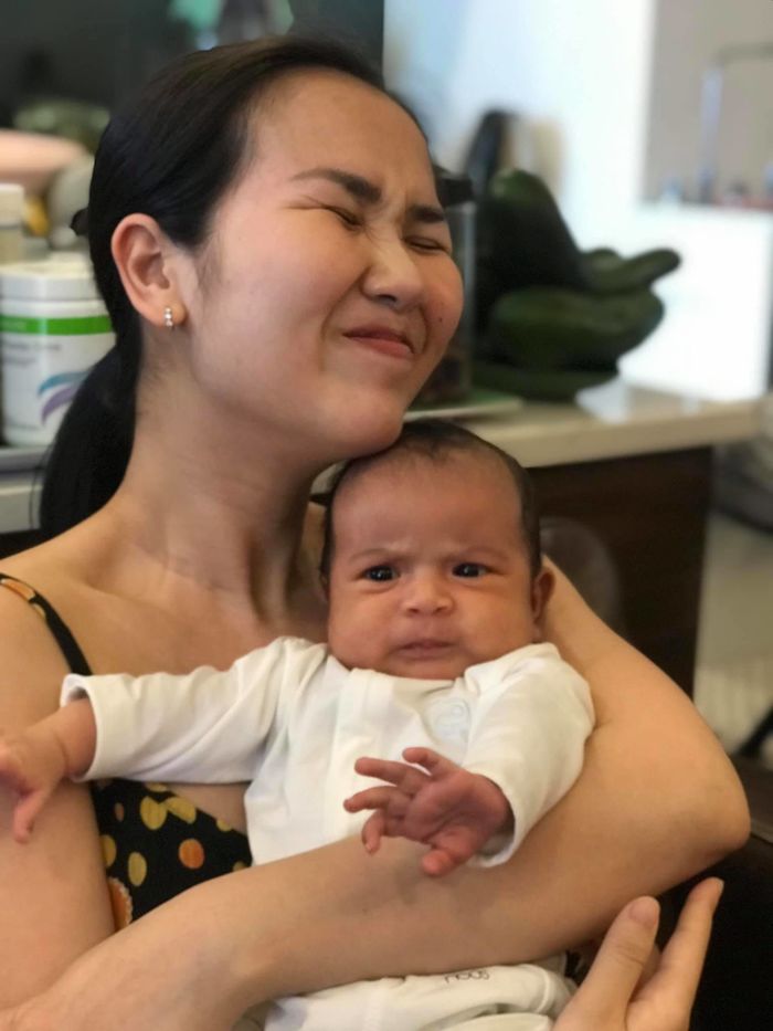 Con gái Võ Hạ Trâm chuẩn thánh meme mới nổi: không kém Leon, Minnie