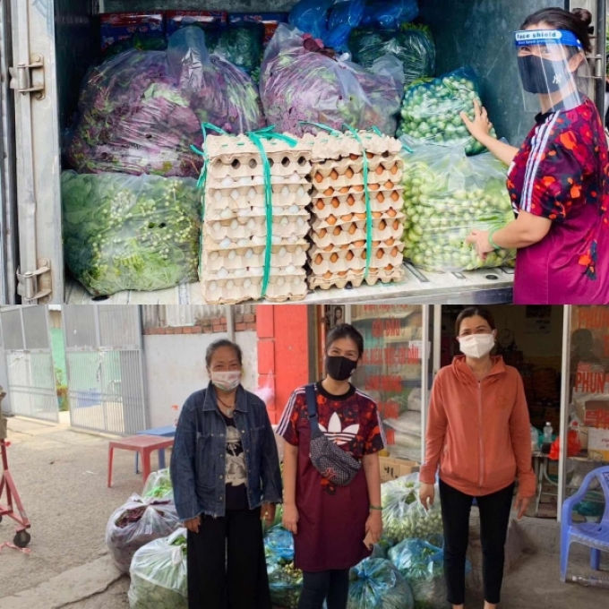 Sao Việt biến biệt thự thành kho chứa lương thực để tiếp tế bà con