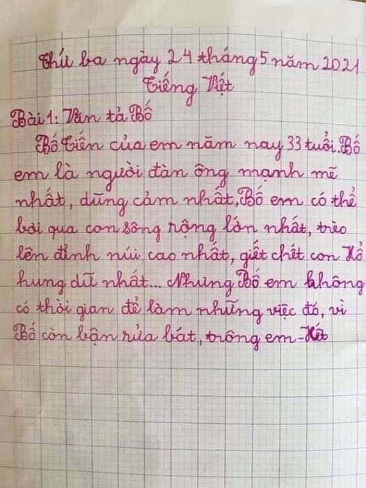 Lá thư con gái xin lỗi khi lỡ dòm ví và lén cho bố thêm 120 ngàn đồng