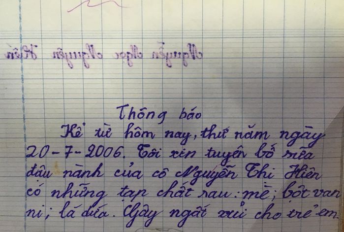 Lá thư con gái xin lỗi khi lỡ dòm ví và lén cho bố thêm 120 ngàn đồng