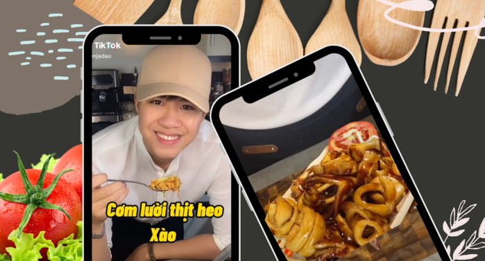 Gen Z học nấu ăn độc lạ trong mùa giãn cách: 7749 món có TikToker lo
