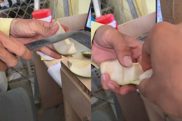Trái dừa lạ nhất Việt Nam: Bổ múi như cam, chỉ ăn vỏ bỏ nước