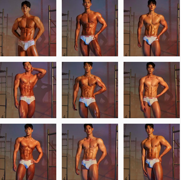 Hậu trường Nam vương Hàn: body như tượng tạc, mặt ngỡ đúc từ một khuôn