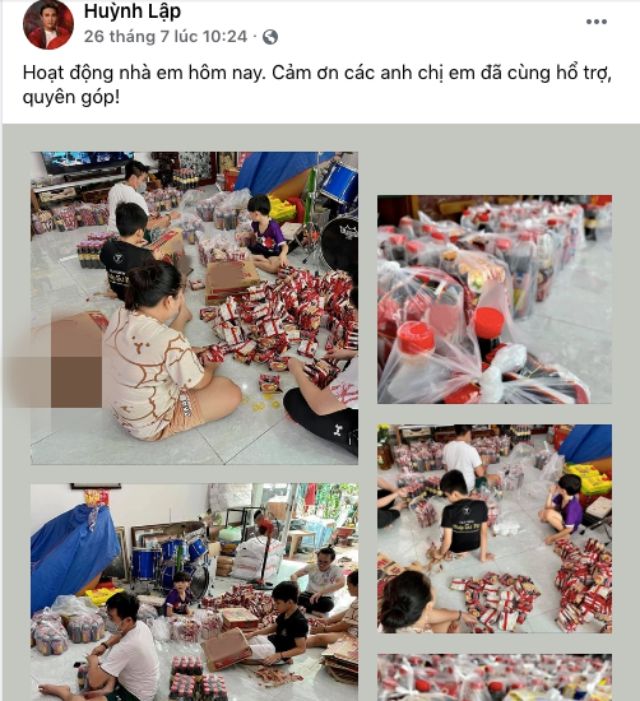 Huỳnh Lập miệt mài làm từ thiện, giúp từ sinh viên đến bà con An Giang