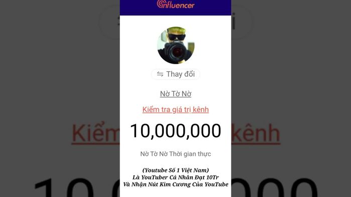 Người đầu tiên ở Việt Nam đạt nút kim cương YouTube