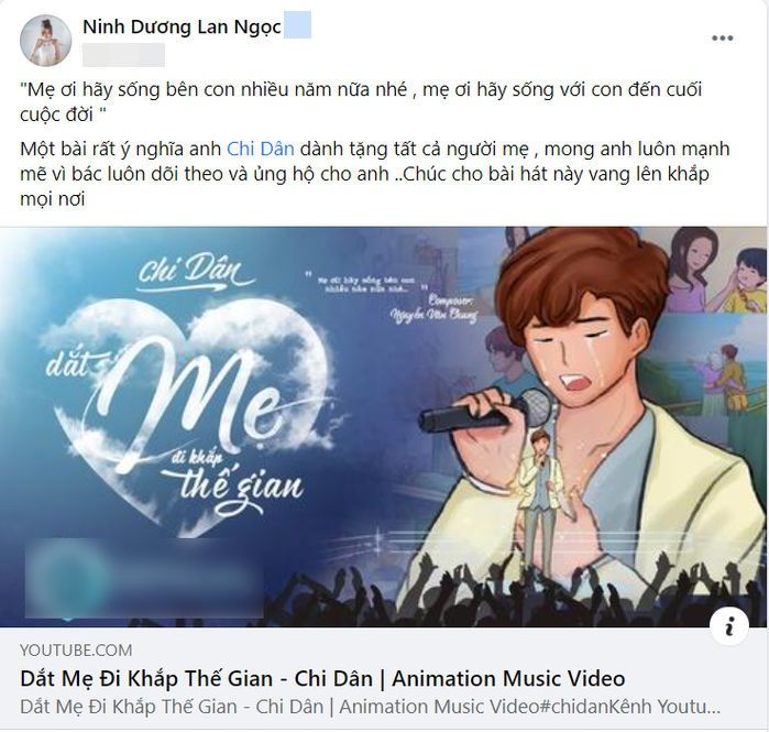 Lan Ngọc 7749 lần làm điều tốt cho Chi Dân: MV nào ra cũng share