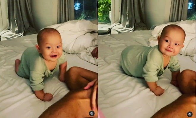 Leon lách chách cái miệng như nhạc cụ: Muốn nói lắm rồi nè mẹ Hà ơi