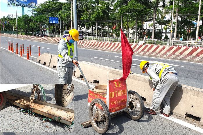 “Đinh tặc” bẫy người đi xe máy, lực lượng chức năng ra tay hút sạch