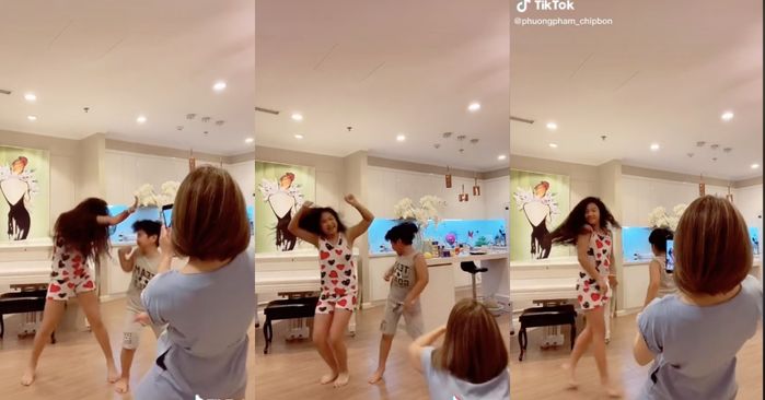 Sau màn “giả gái xéo sắc” của Mạnh Trường, vợ con đáp trả cực lầy
