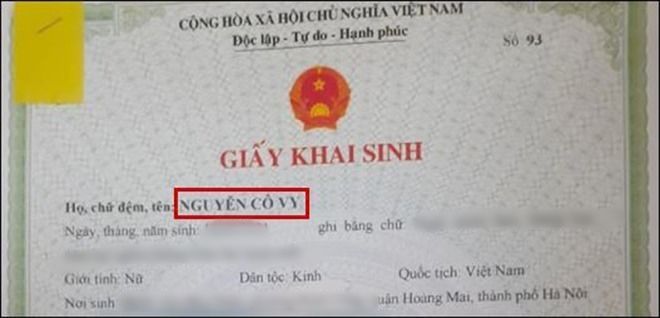 Mẹ đặt tên con là Công An vẫn chưa lạ nhất, có cả Cô Vy, Đỗ Y Khoa