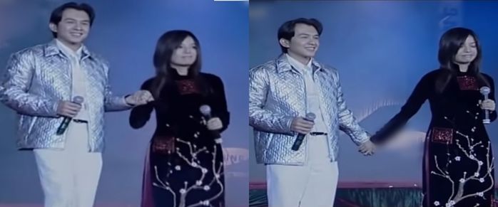 Đan Trường tặng hoa, Triệu Vy nhẹ nhàng quăng đi gây chưng hửng