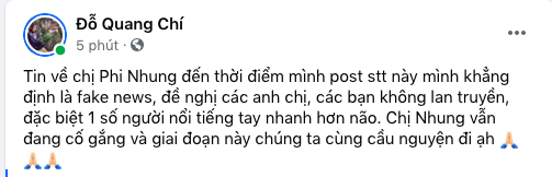 Người thân Phi Nhung: Chị đang cố gắng, cùng cầu nguyện cho chị