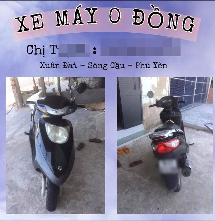 Nhà có một chiếc xe máy, người phụ nữ vẫn tặng cho người đi bộ về quê