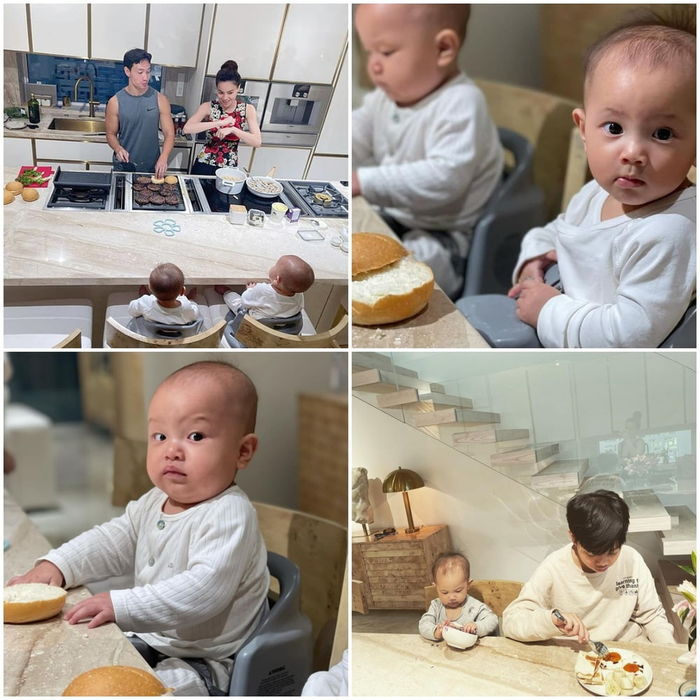 Nhóc tì nhà sao sở hữu chỉ số phát triển vượt trội: Leon ấn tượng