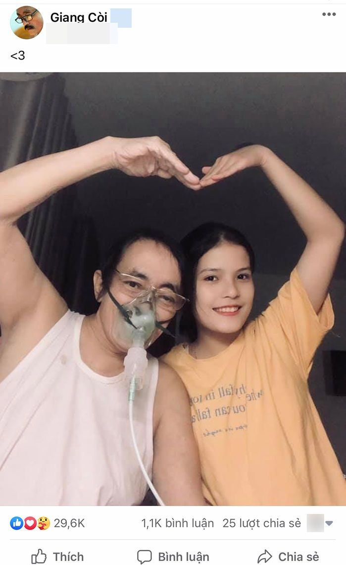Những hình ảnh lạc quan trên giường bệnh của nghệ sĩ Giang Còi