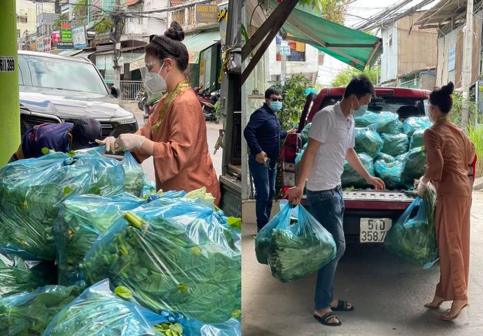 Vườn rau xanh trong biệt thự của Nhật Kim Anh: khỏi lo đi chợ