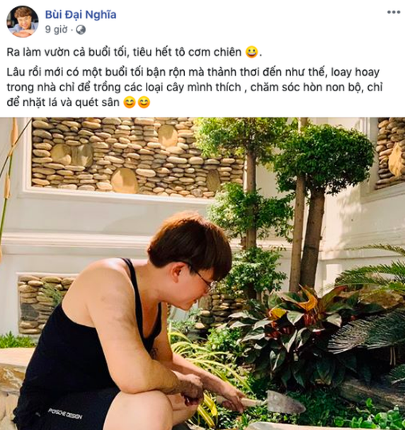 Vườn rau xanh trong biệt thự của Nhật Kim Anh: khỏi lo đi chợ
