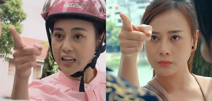 Pha diễn xuất trăm lần như một của Phương Oanh: Phim nào cũng thấy