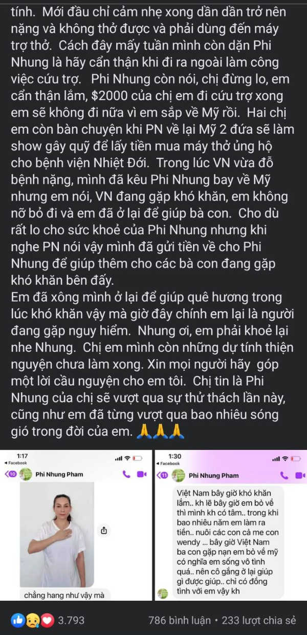 Quản lý Phi Nhung: Chị ấy đang cố gắng vì nhiều mảnh đời đang cần chị