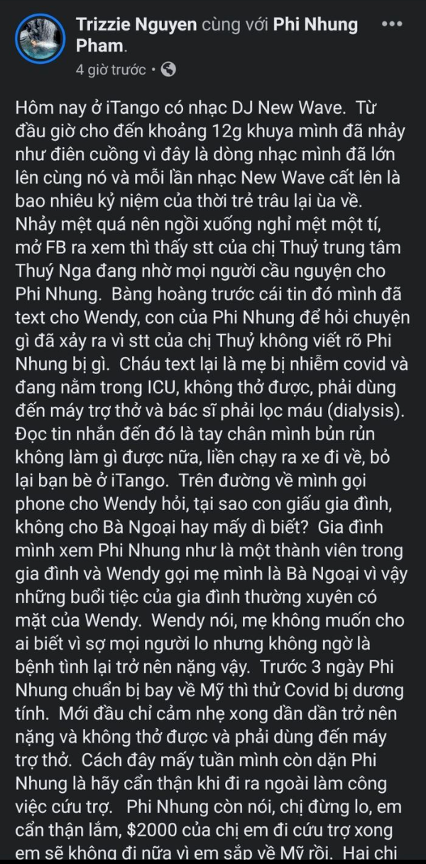 Quản lý Phi Nhung: Chị ấy đang cố gắng vì nhiều mảnh đời đang cần chị