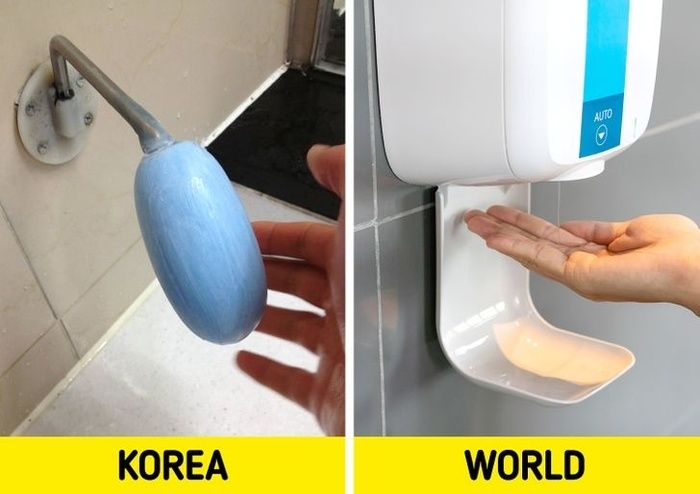 Quốc gia trên TG có nhà vệ sinh công cộng đôi, có cả ghế chờ đến lượt
