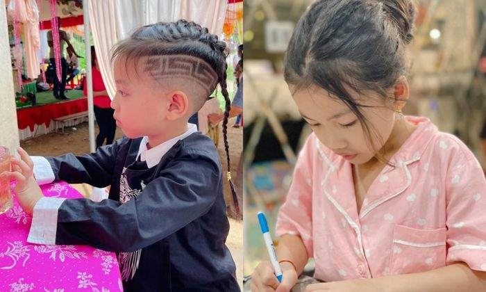 Quý tử nhà sao Việt để tóc dài, lớn lên chắc “tốn gái lắm cho coi!