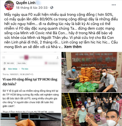 Cảm động: Quyền Linh, Phương Thanh nai lưng vác gạo cứu đời nguy nan
