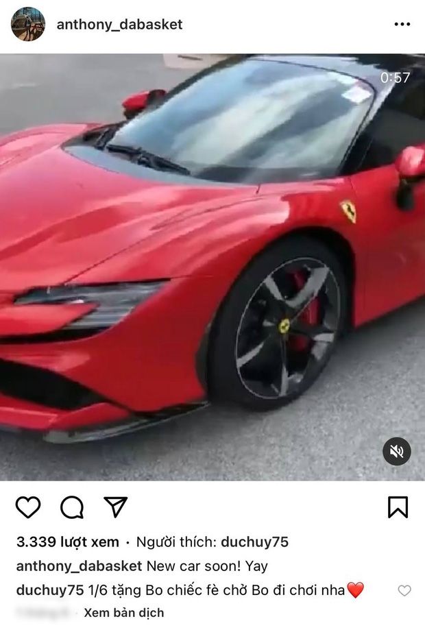 Rich kid Việt được tặng quà khủng: người tặng siêu xe, đồng hồ xịn