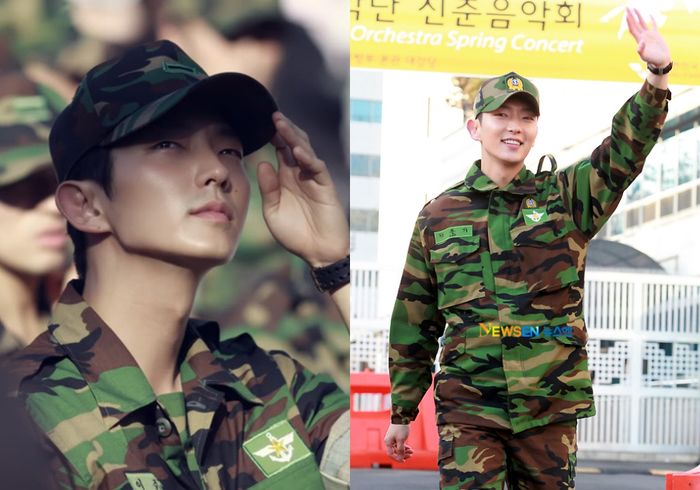 Sao Hàn trong quân phục: Rain cực phẩm, Kim Soo Hyun không thể nhận ra