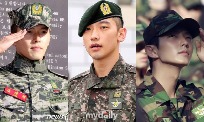 Sao Hàn trong quân phục: Rain cực phẩm, Kim Soo Hyun không thể nhận ra