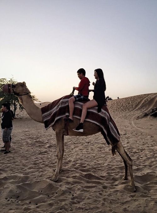 Sao Việt chơi trò của giới siêu giàu Dubai: Ngọc Trinh bung lụa