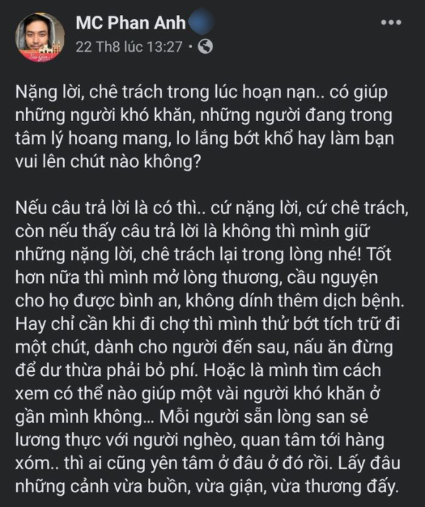 Cứ bị nghi ăn chặn, trách móc thì sao Việt còn đủ sức vì cộng đồng?